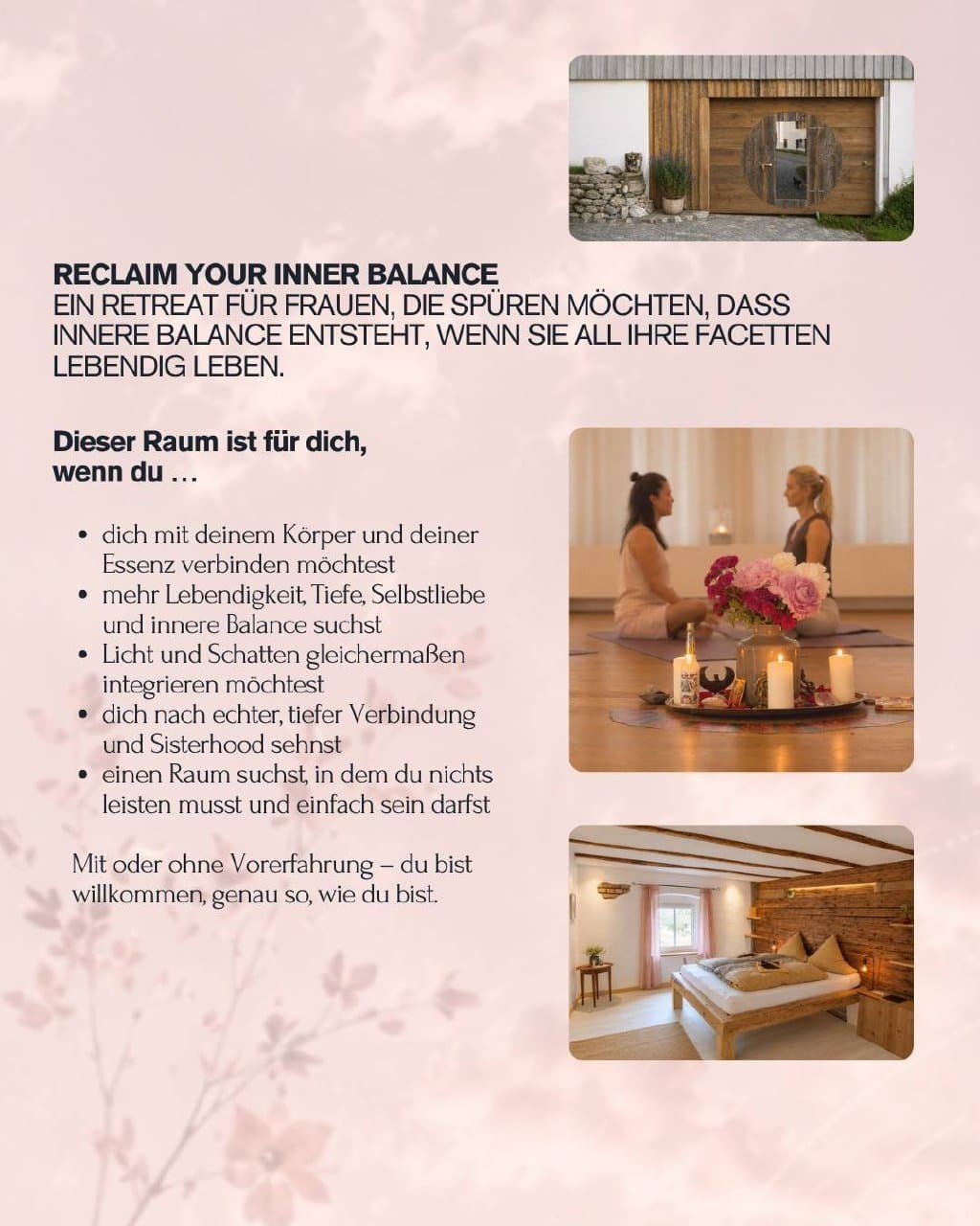 Reclaim Your Inner Balance – Frauenretreat im Allgäu