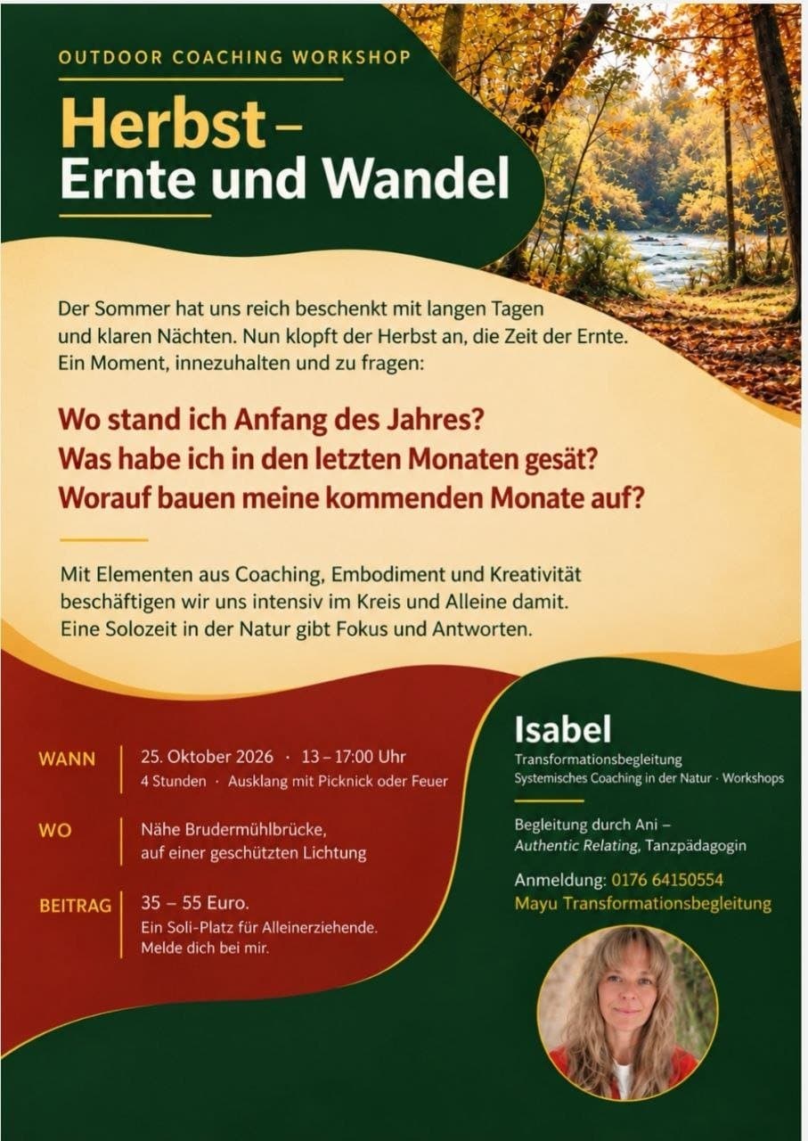 Outdoor-Coaching und Embodiment Workshop