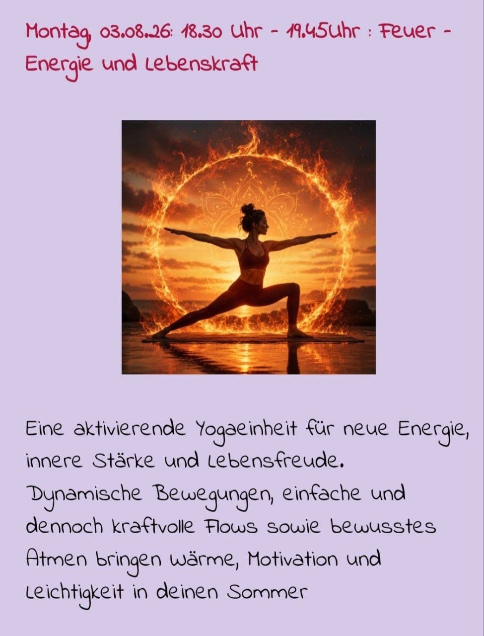 Yoga Sommer Special - Reise mit mir durch die Elemente