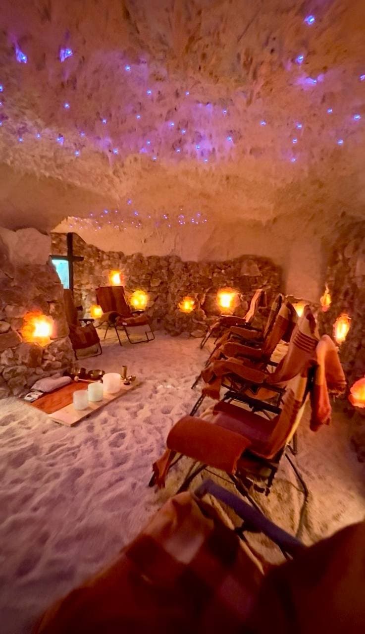 Klangmeditation in der Salzgrotte
