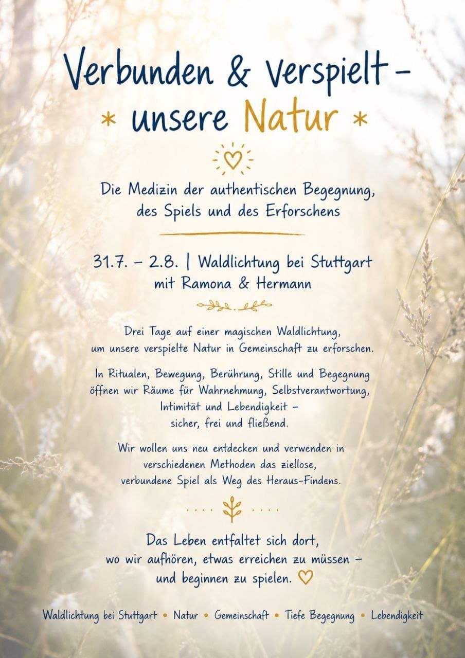 Verbunden & Verspielt - unsere Natur