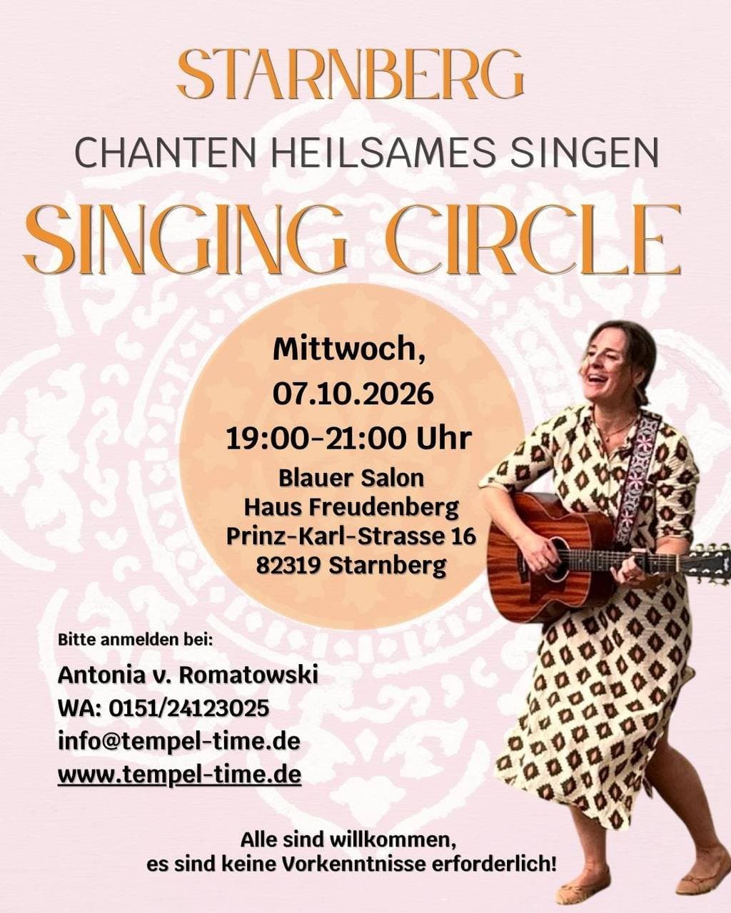 Singing Circle mit Antonia