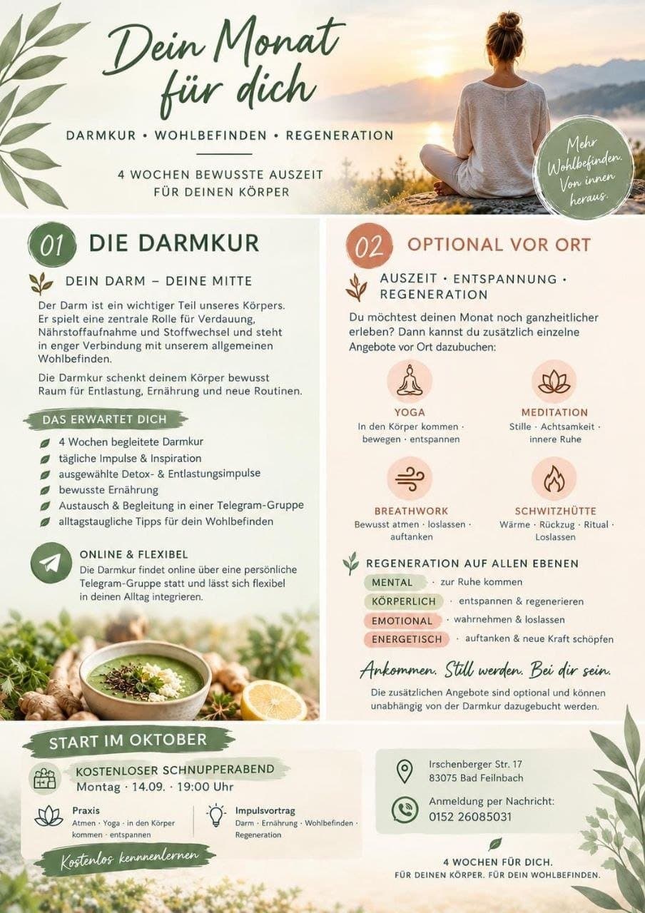 Infoabend zur Darmkur