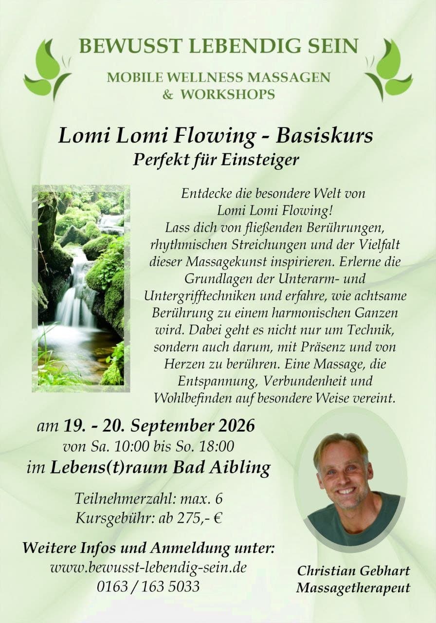 Lomi Lomi Flowing – Basiskurs