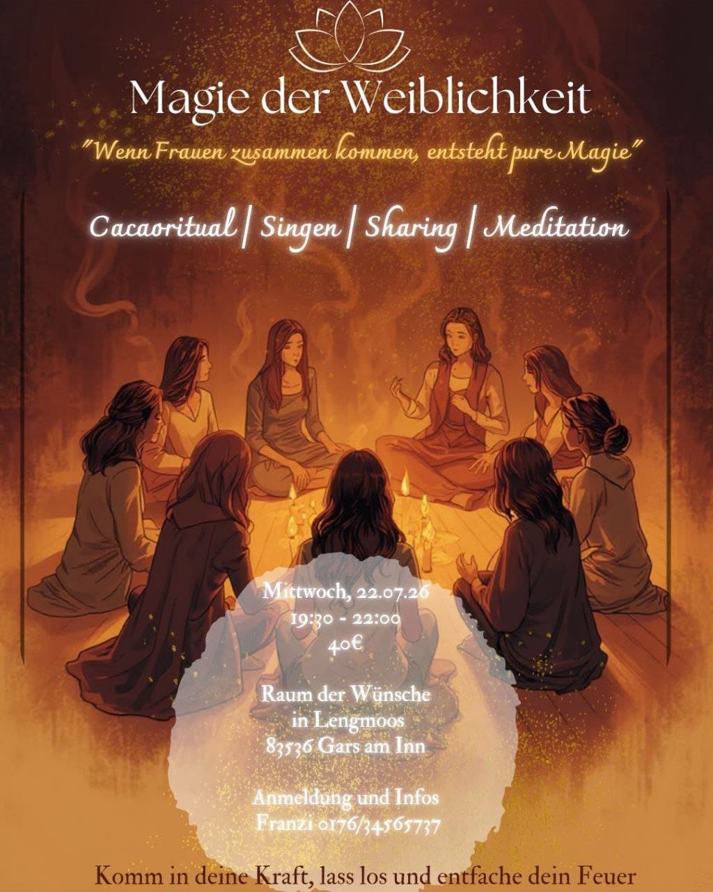 Magie der Weiblichkeitszeremonie