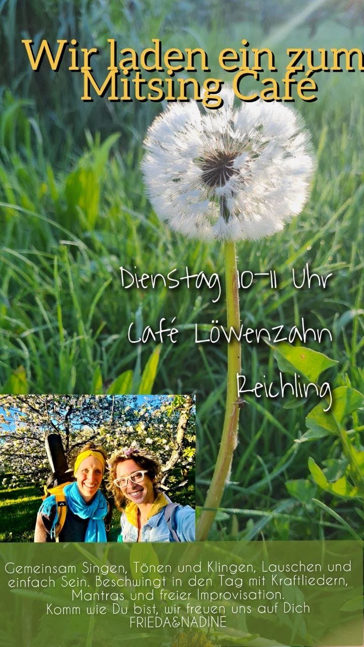 Singen im Café Löwenzahn