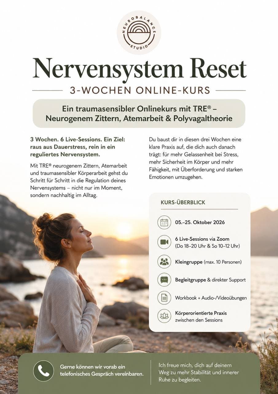 Nervensystem Reset: 3-Wochen Online-Kurs