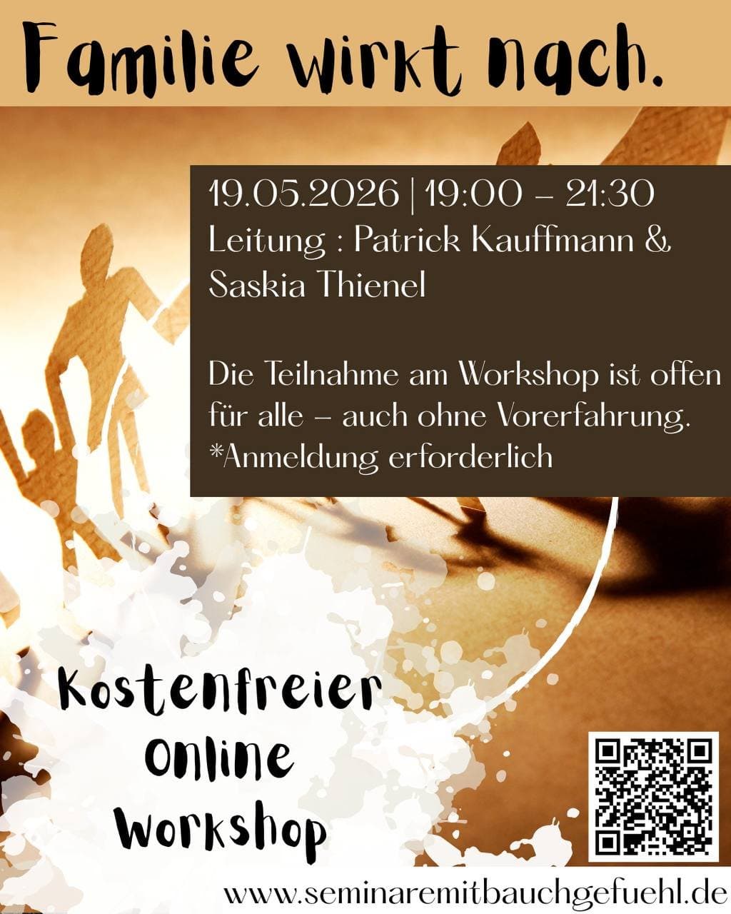 Familie wirkt nach - kostenfreier Workshop zu Family Circles