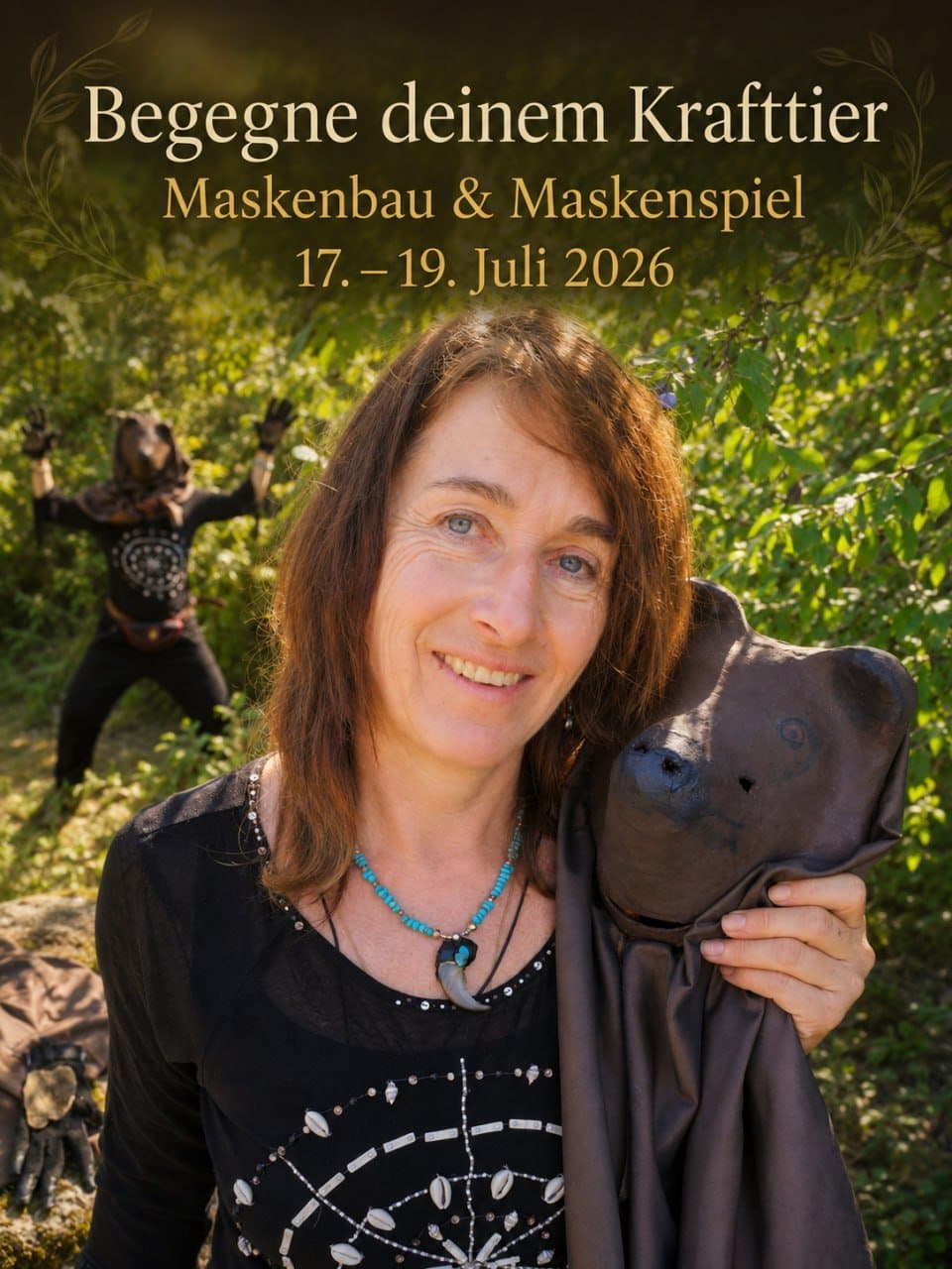 Krafttier-Maskenbau & Maskenspiel