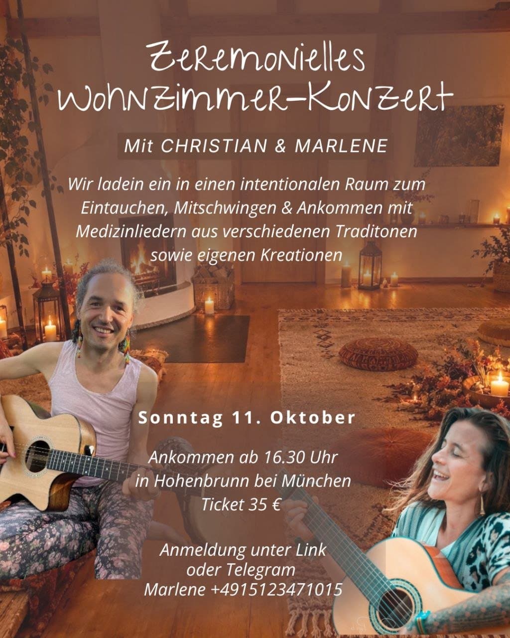 Zeremonielles Wohnzimmerkonzert