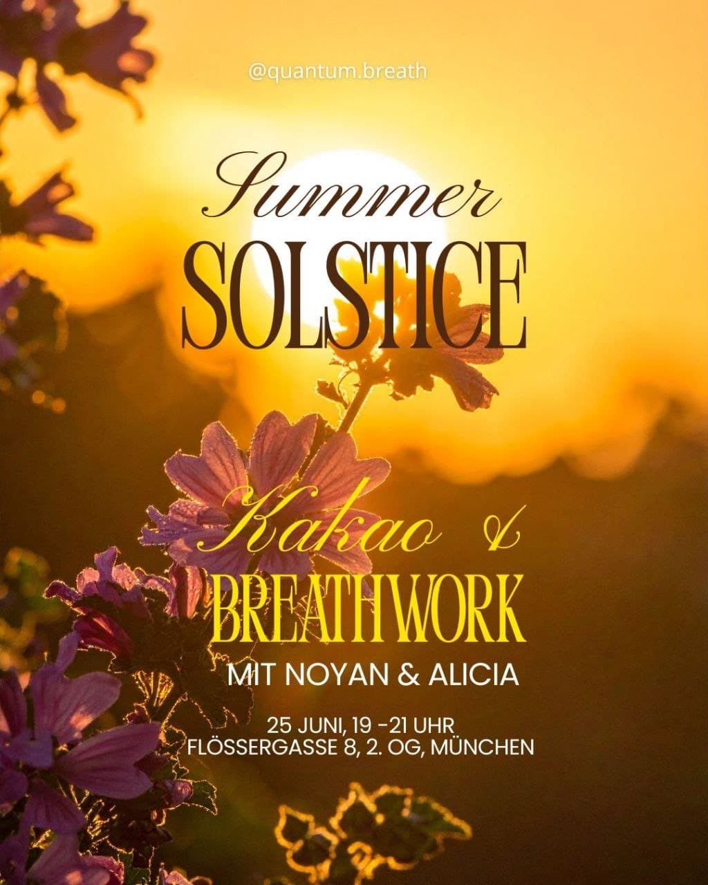 Kakao & Breathwork Zeremonie zur Sommersonnenwende