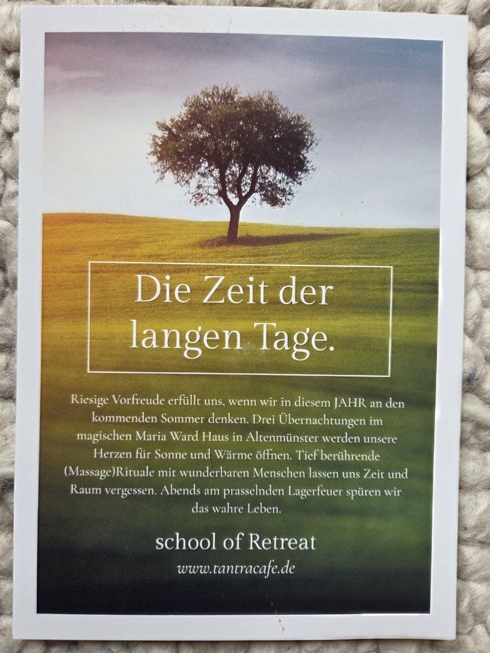 Die Zeit der langen Tage