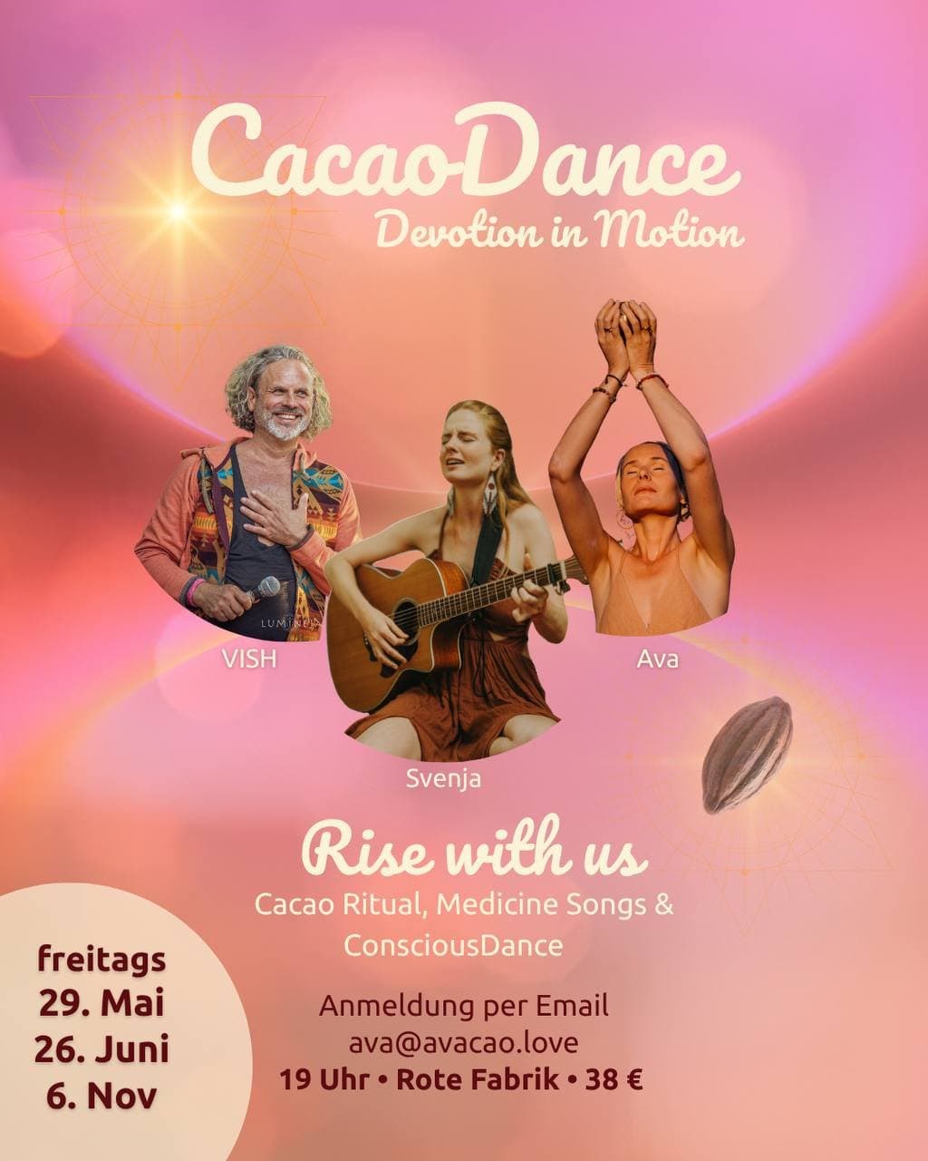 Cacao Dance mit Ava, Svenja und Vish