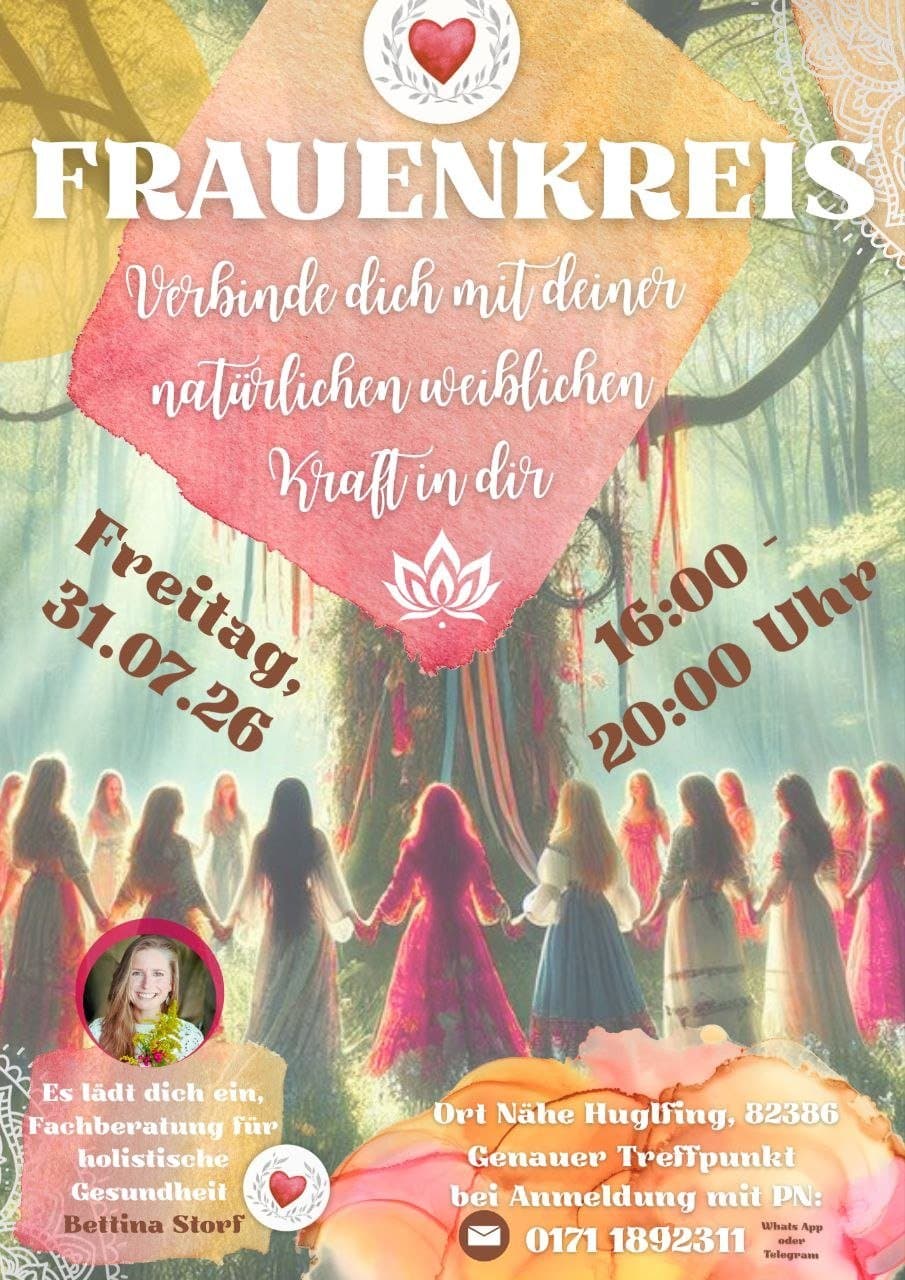 Frauenkreis in der Natur
