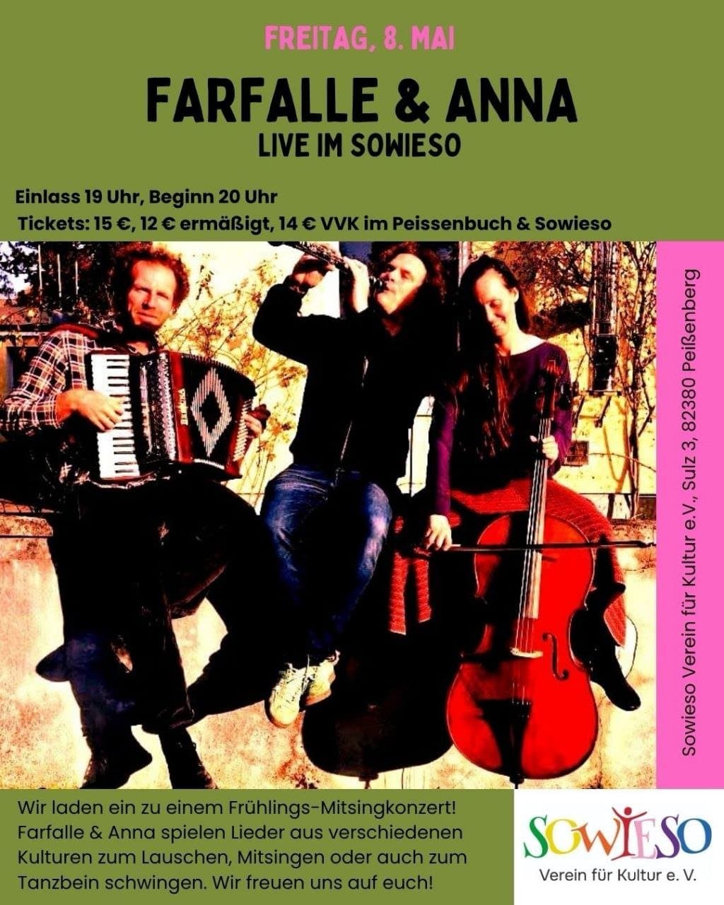 Farfalle & Anna Live im Sowieso