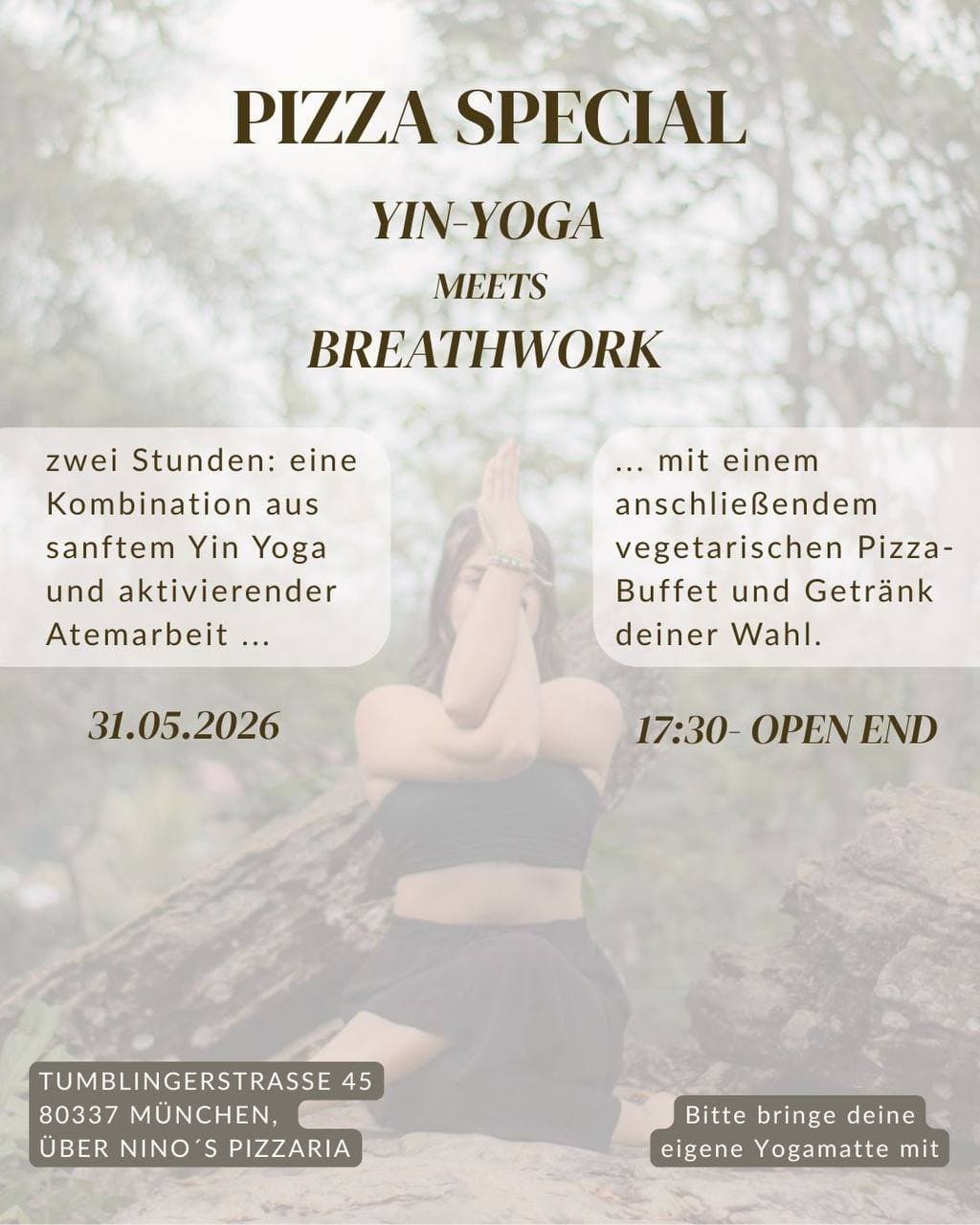 Breathwork x Yin Yoga - Pizzaspecial