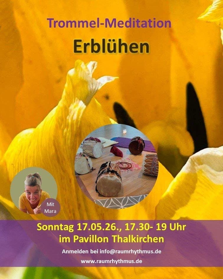 Trommeln auf der Herztrommel