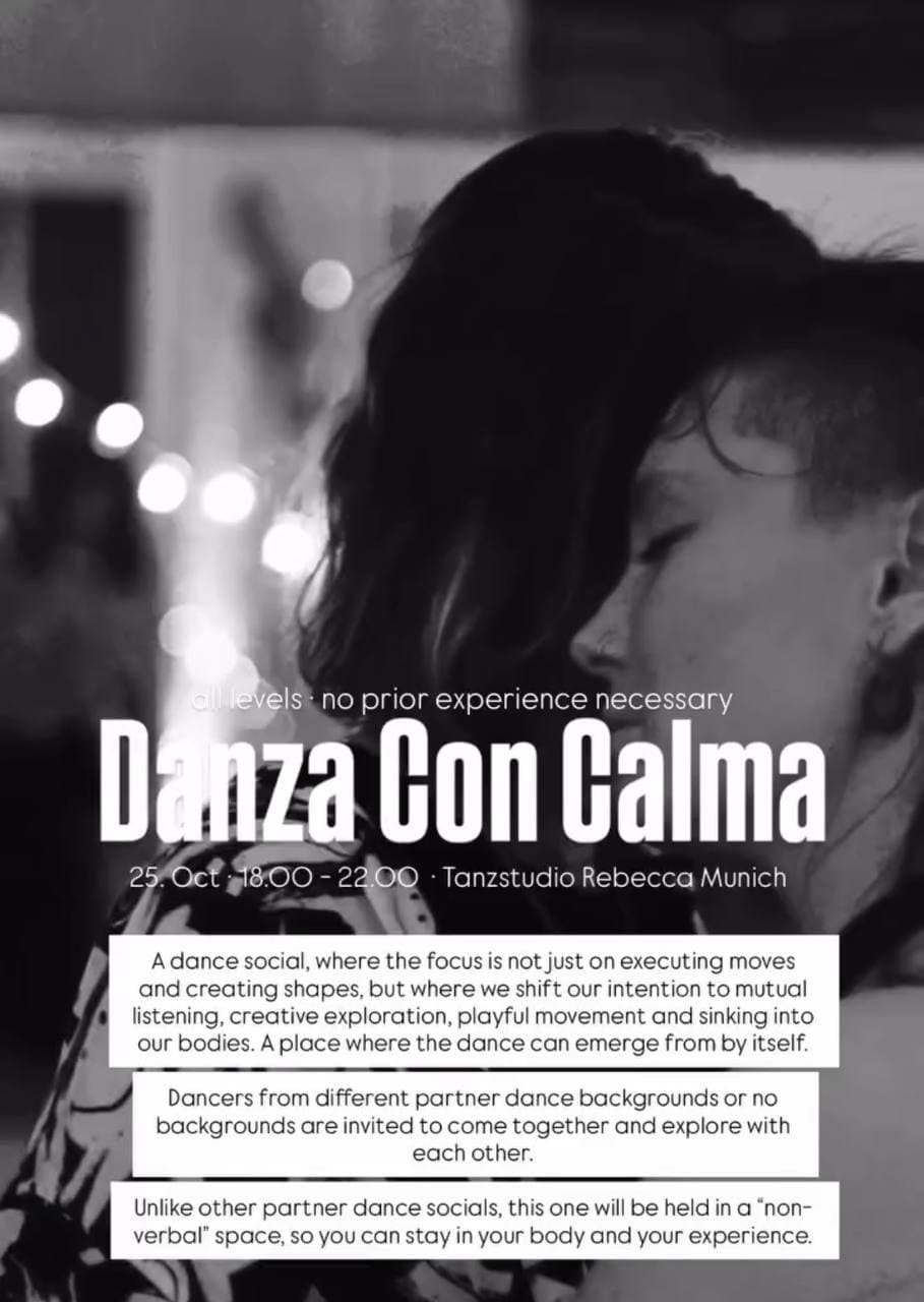 Danza con Calma | Zouk-Tango-CI Fusion Social