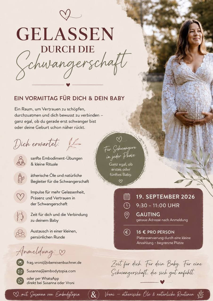 Gelassen durch die Schwangerschaft