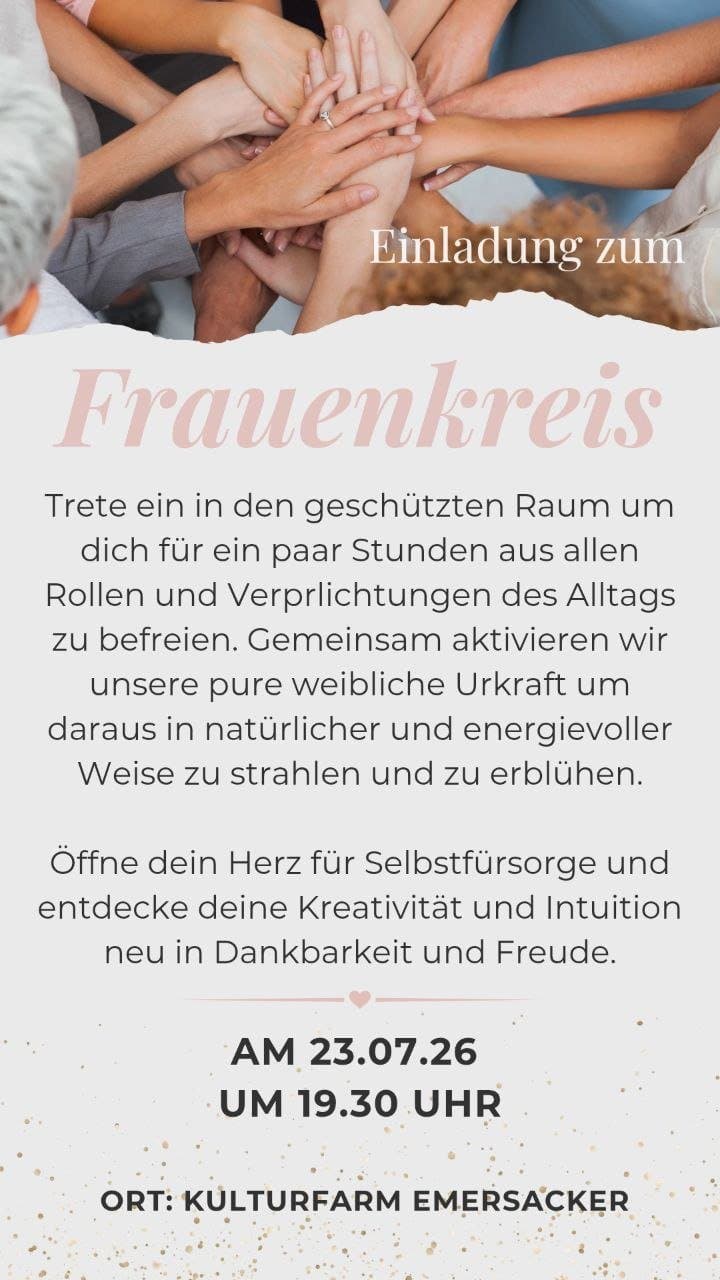 Selbstfürsorge Frauenkreis