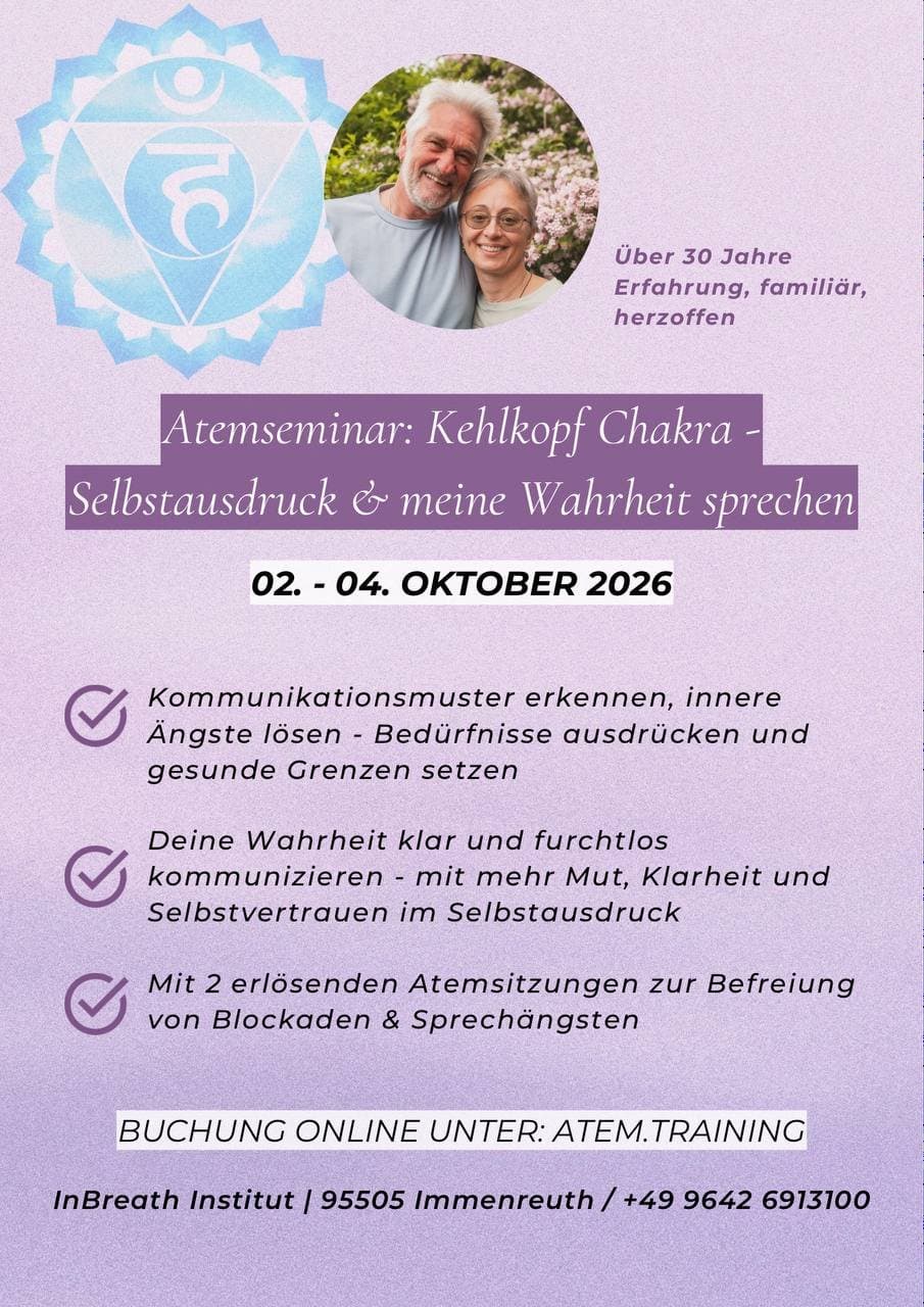 Life Mastery Seminar: Kehlkopf Chakra