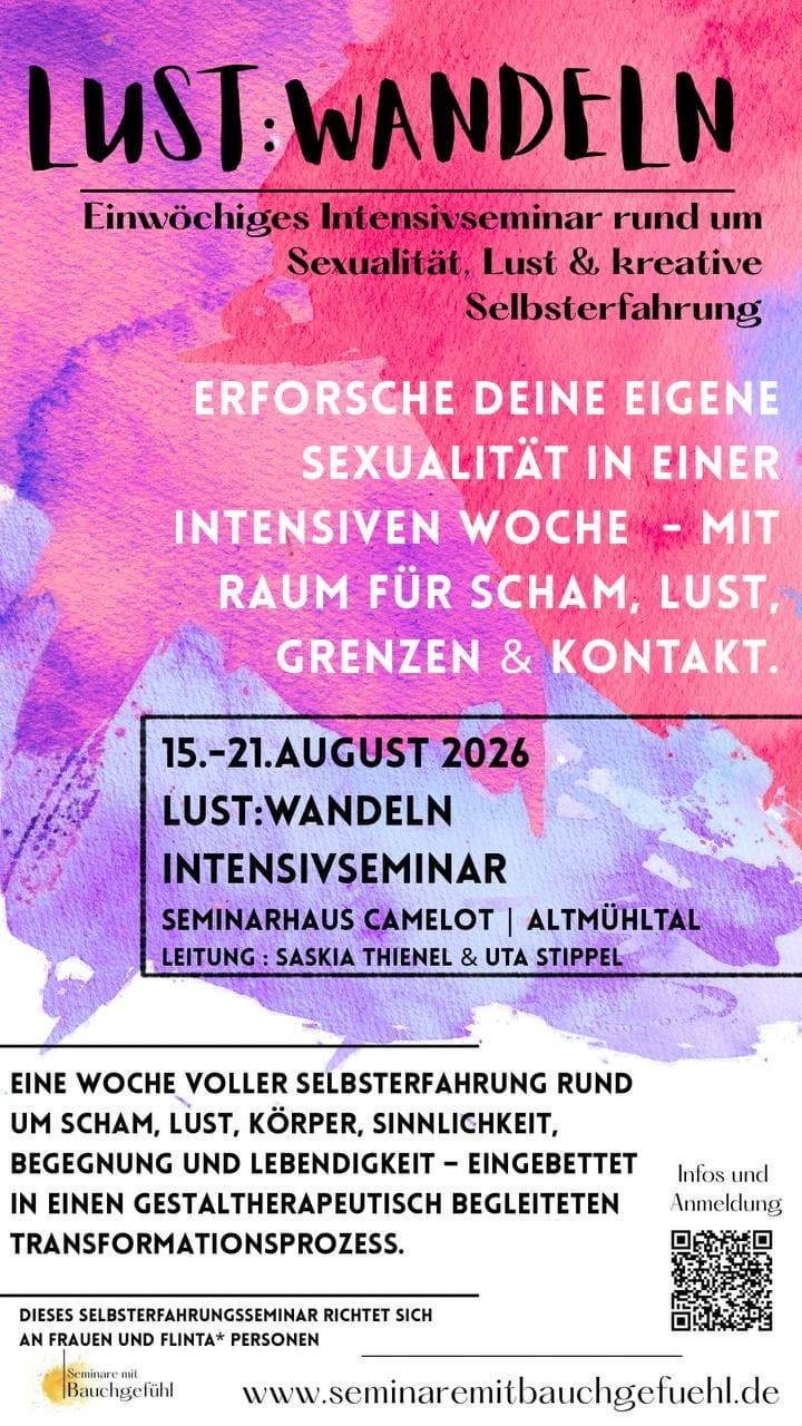 Lust:wandeln – Intensivseminar