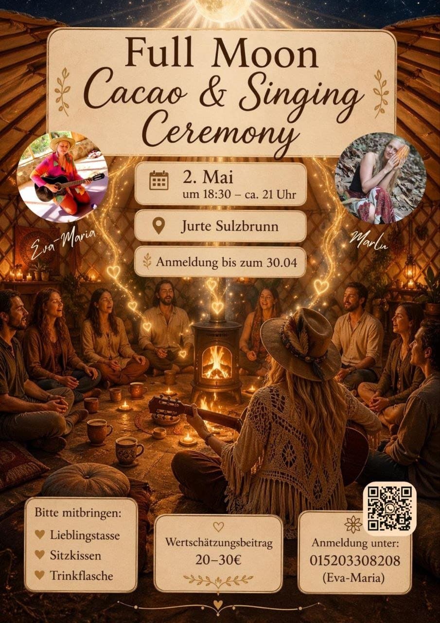Full Moon Cacao & Singing Ceremony