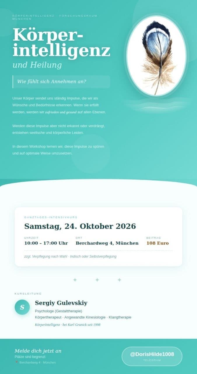 Körperintelligenz und Heilung