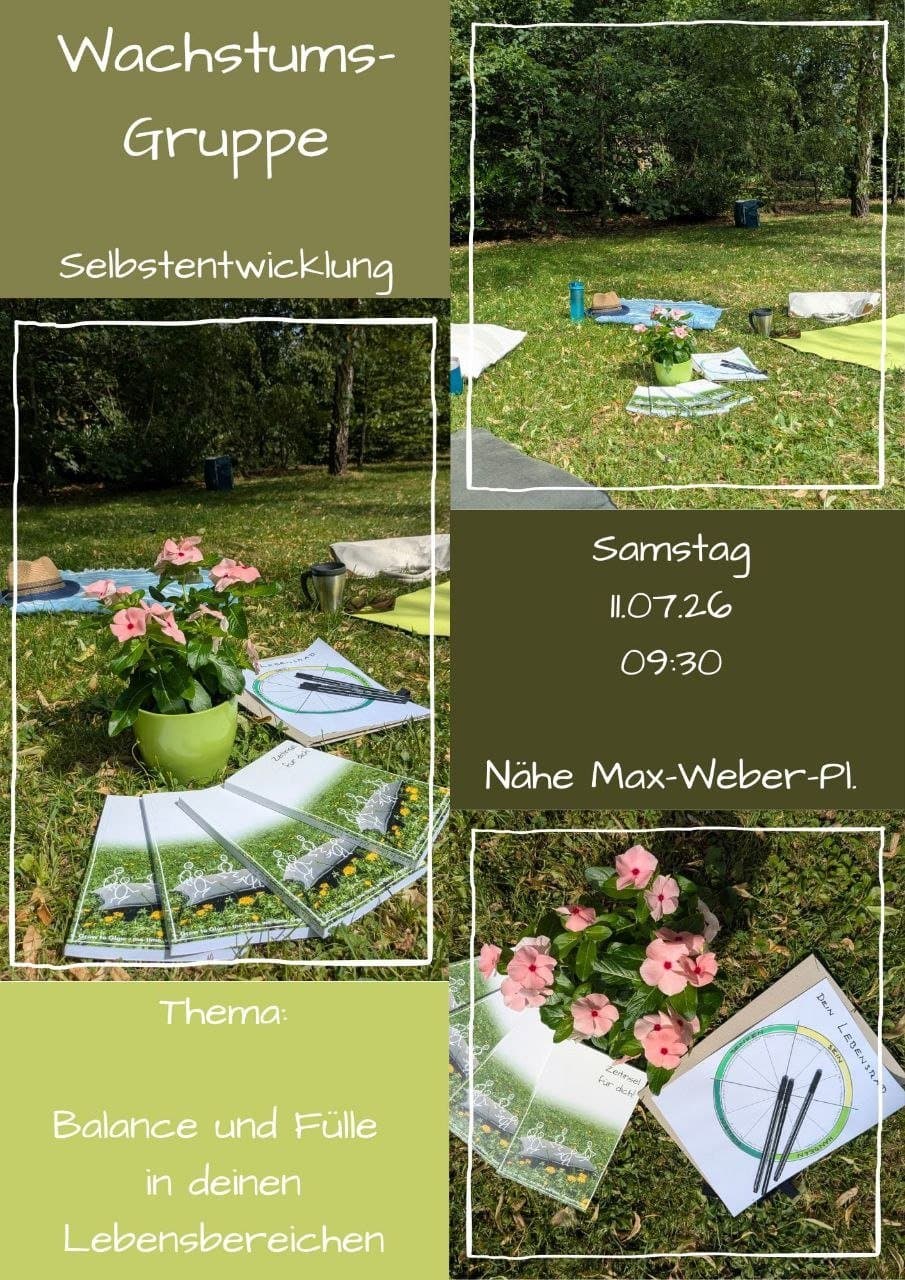 Wachstumsgruppe im Park