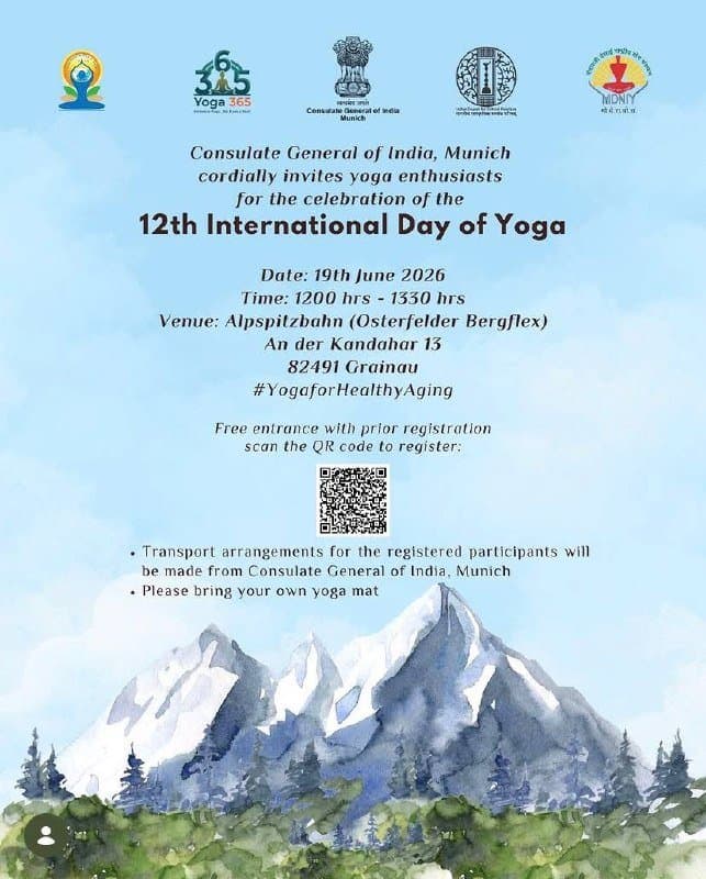 Internationaler Yoga Tag in den Alpen