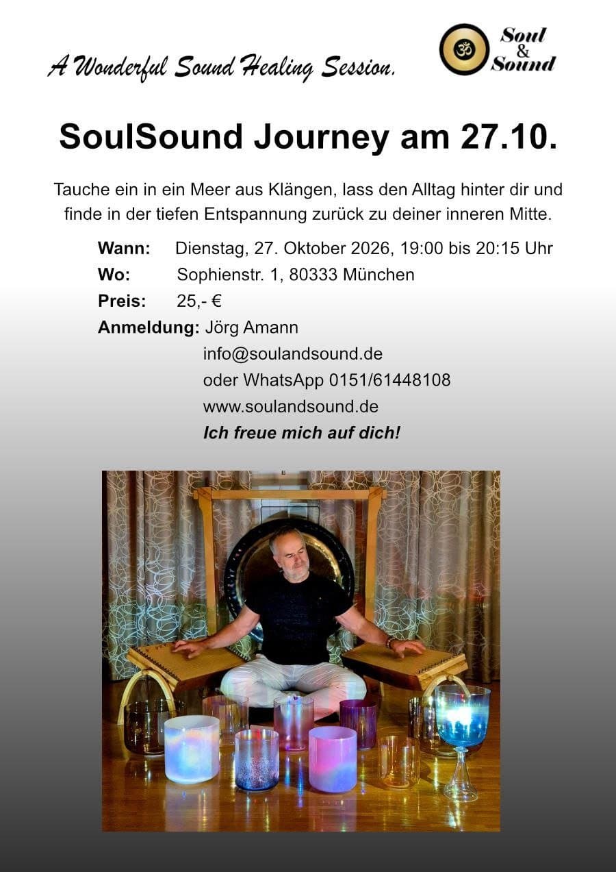 SoulSound Journey am 27.10.