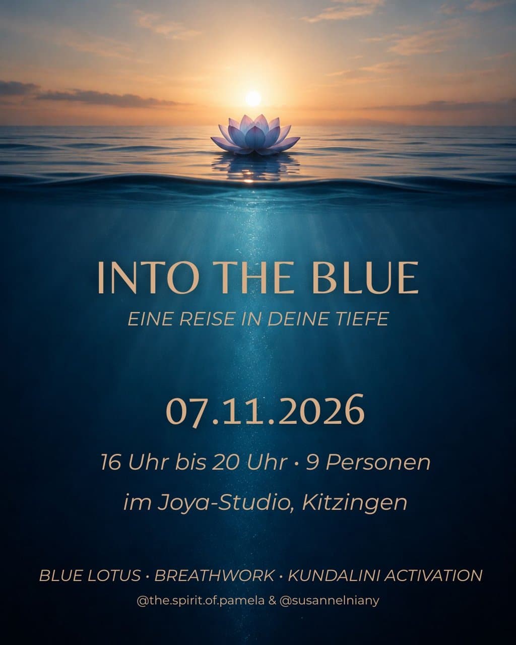Into the Blue - eine Reise in deine Tiefe