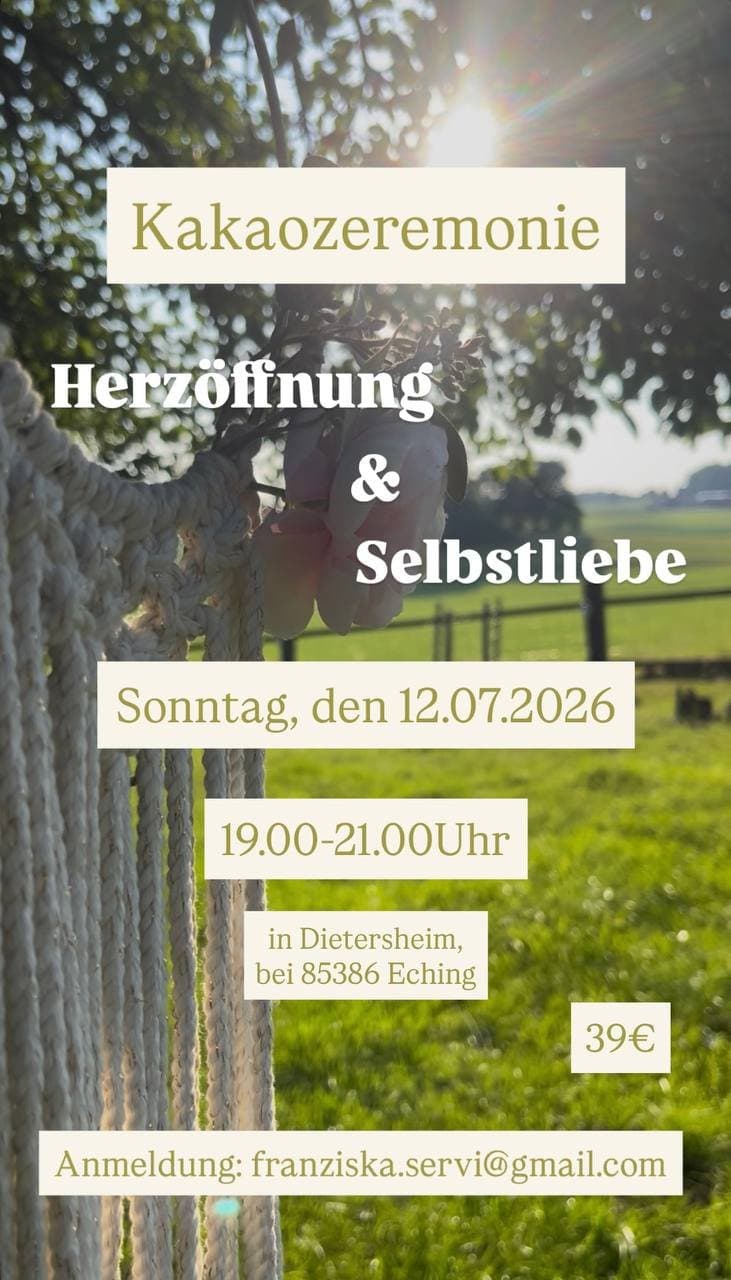 Kakaozeremonie in der Natur