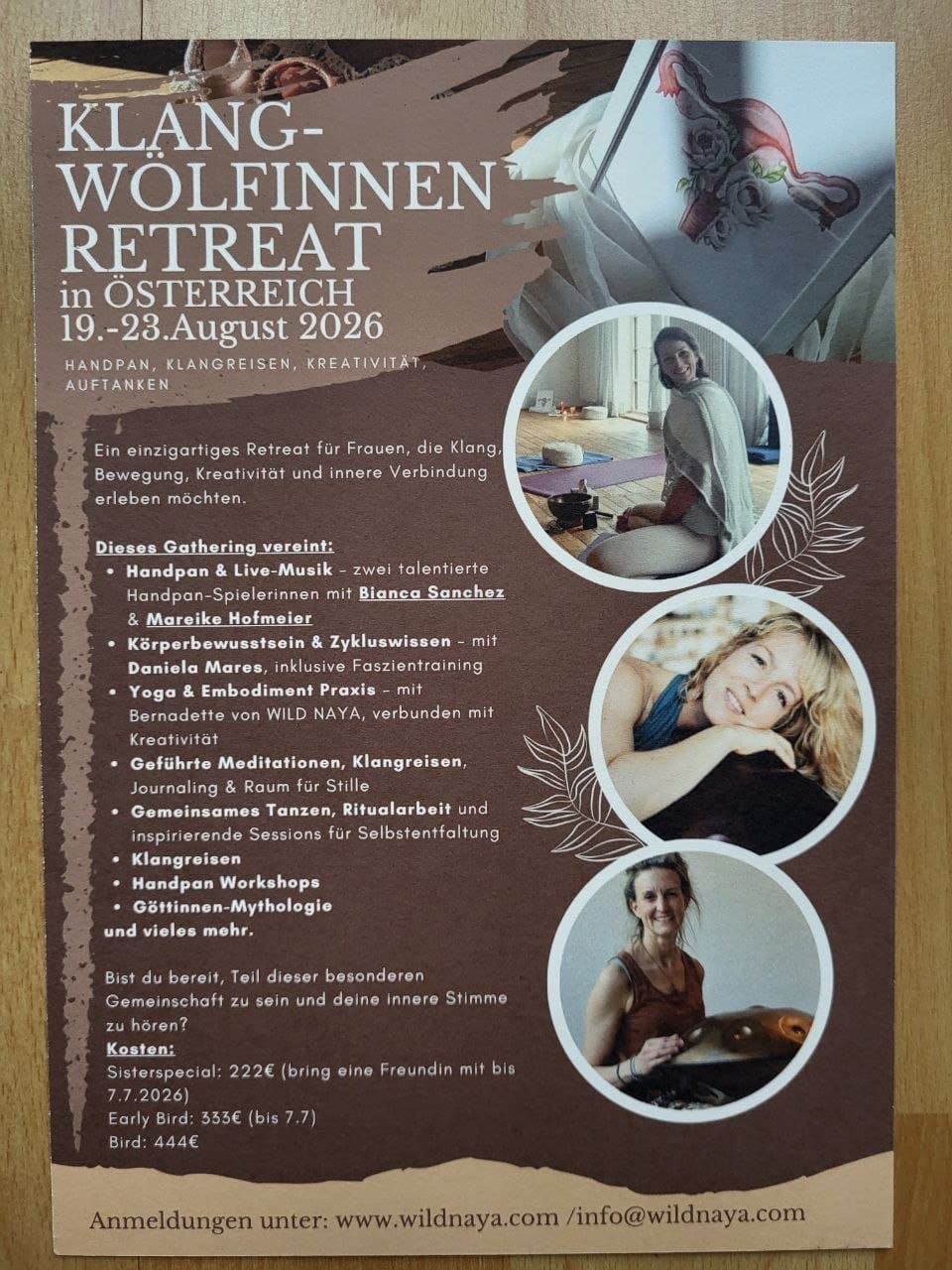 Klangwölfinnen - Frauenretreat
