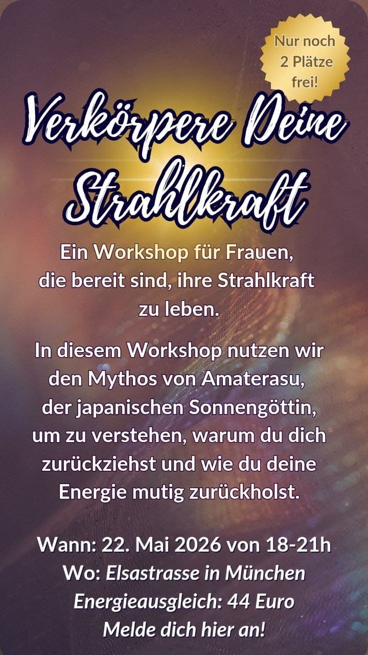 Erkenne Deine Strahlkraft