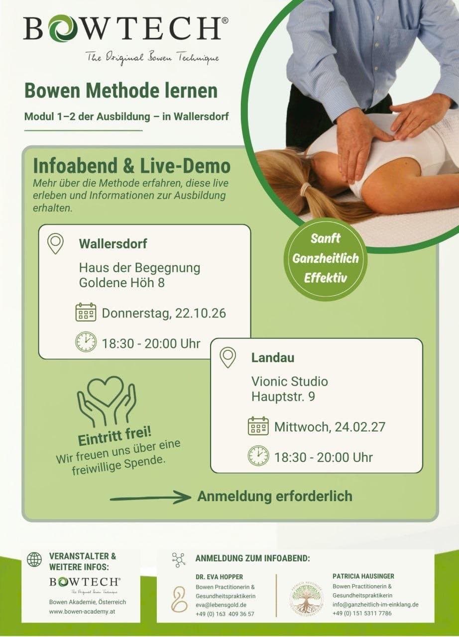 Bowen Methode lernen
