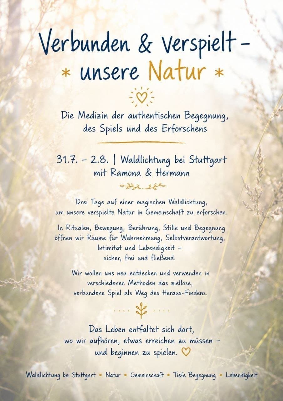 Verbunden & verspielt – unsere Natur