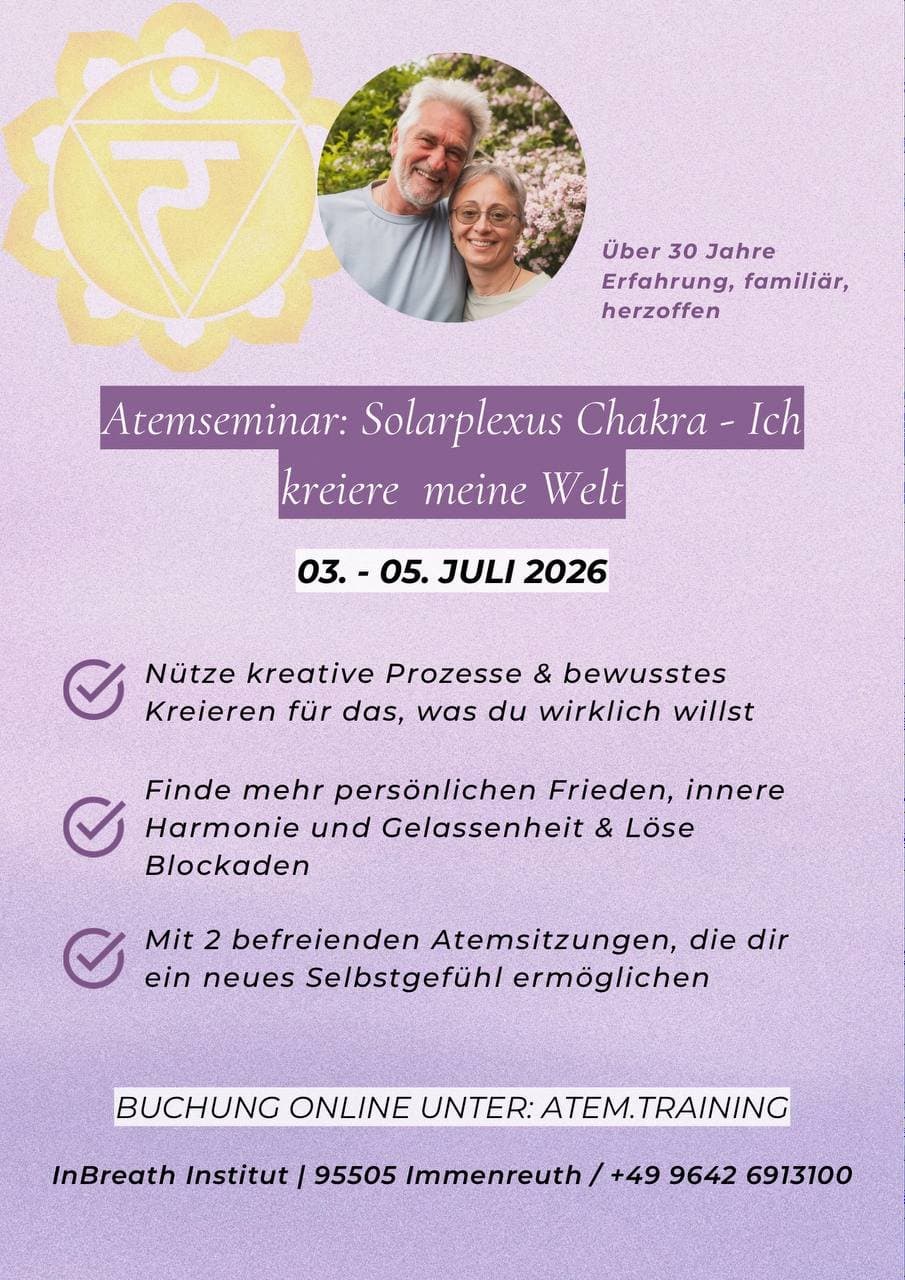 Atemseminar zum Solarplexus Chakra
