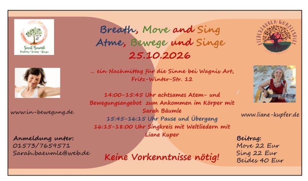 Breath, Move and Sing