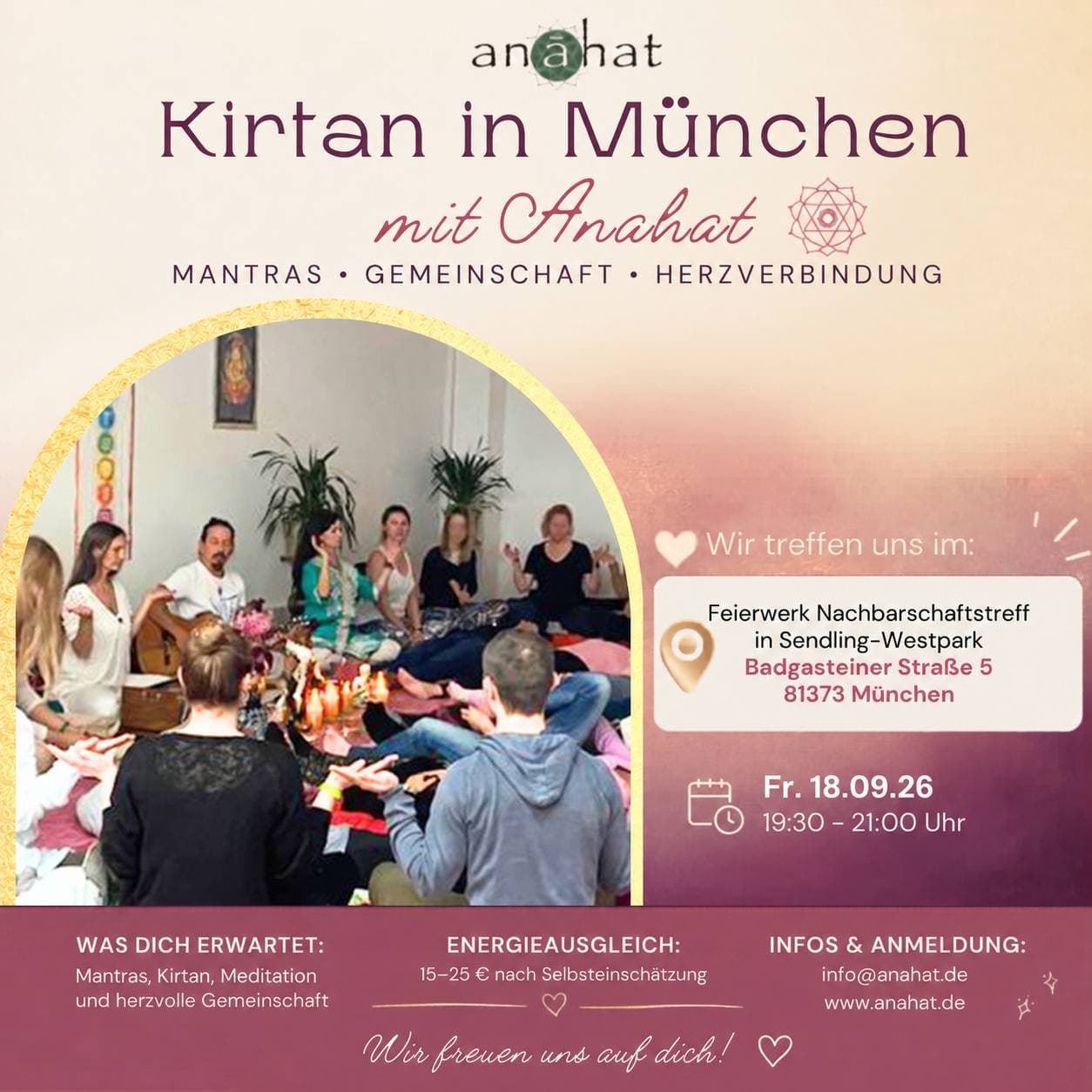 Kirtan in München mit Anahat