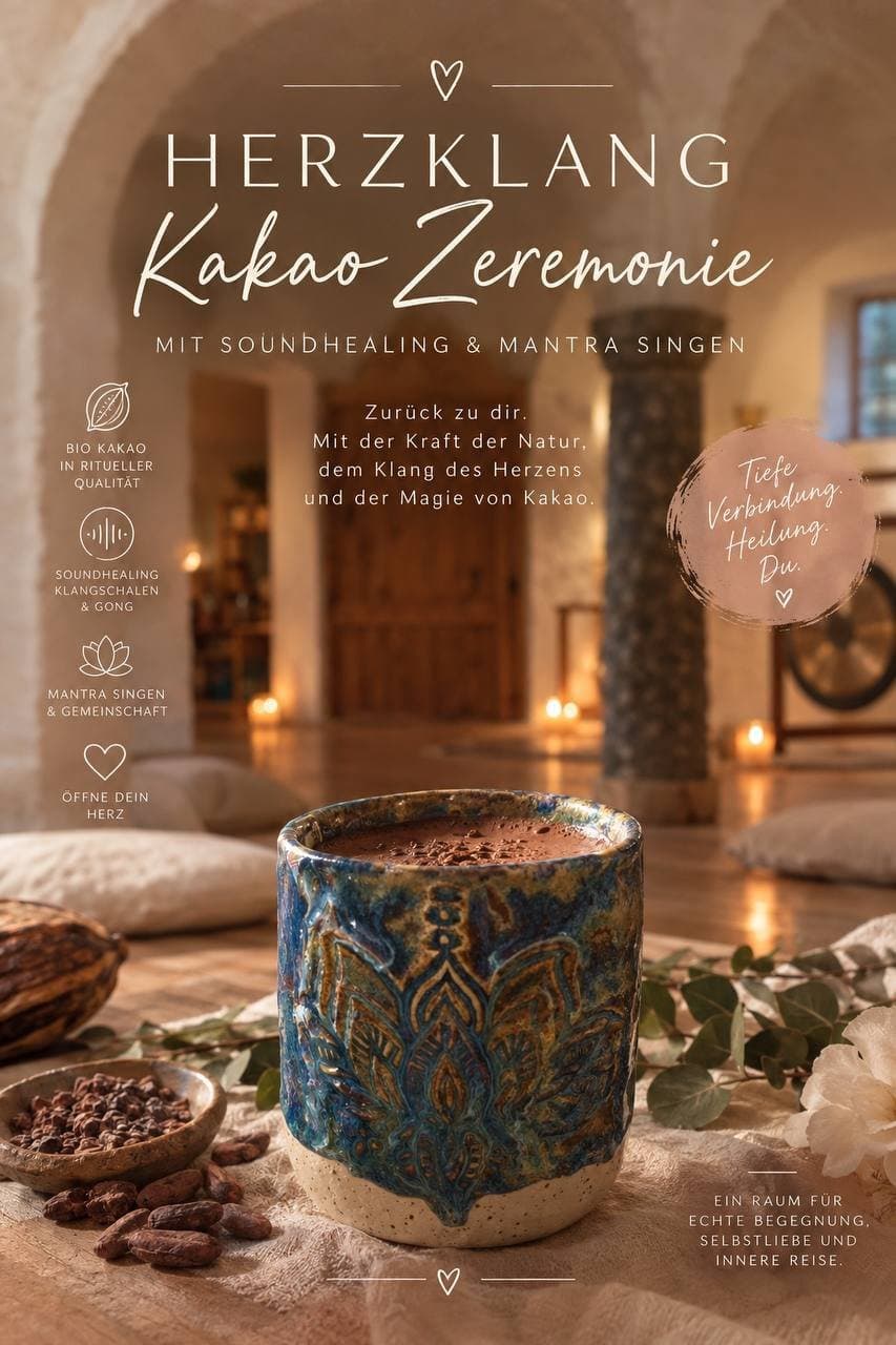 HERZKLANG Kakao-Zeremonie im Kreis von Frauen