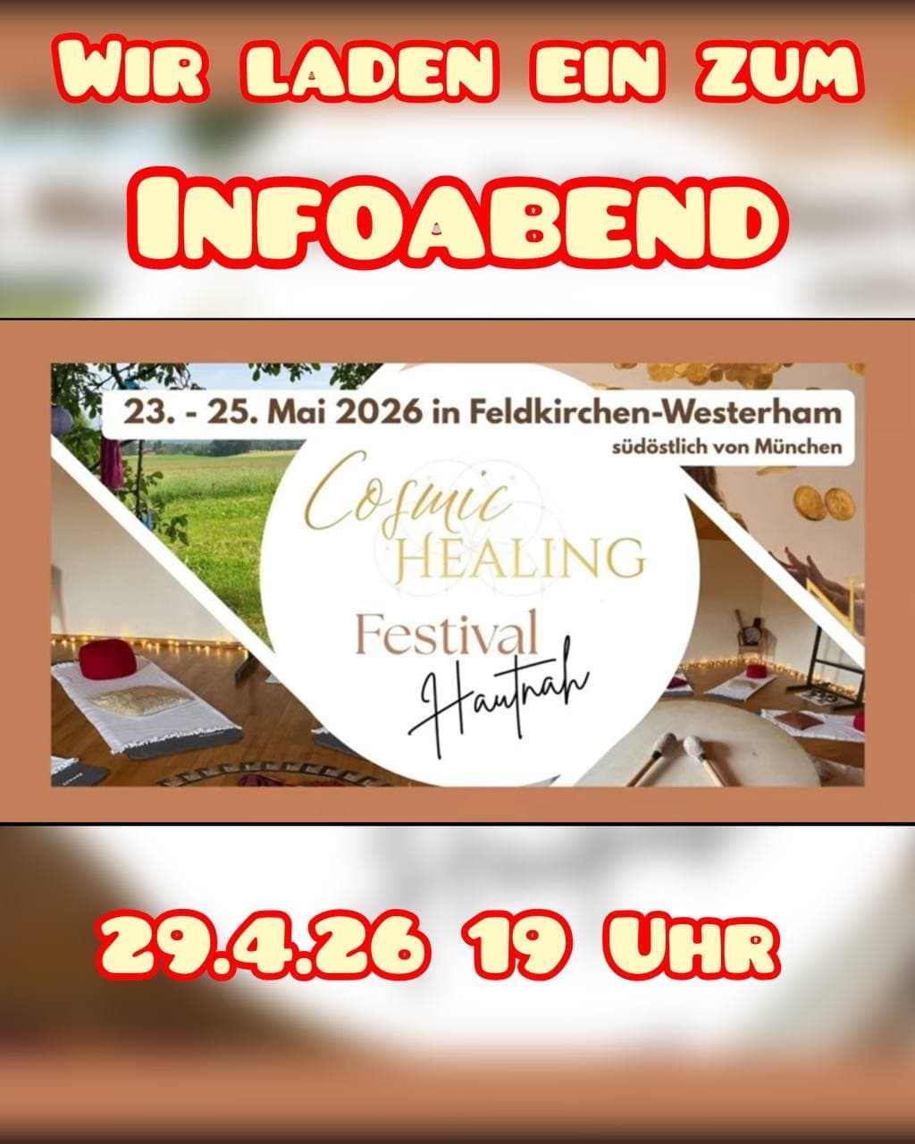 Zoom-Infoabend zum Cosmic Healing Festival