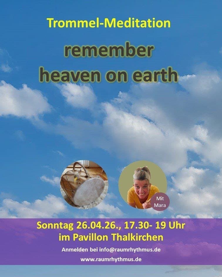 Trommeln auf der Herztrommel