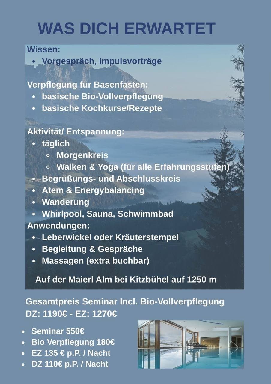 Basen-Fasten Retreat