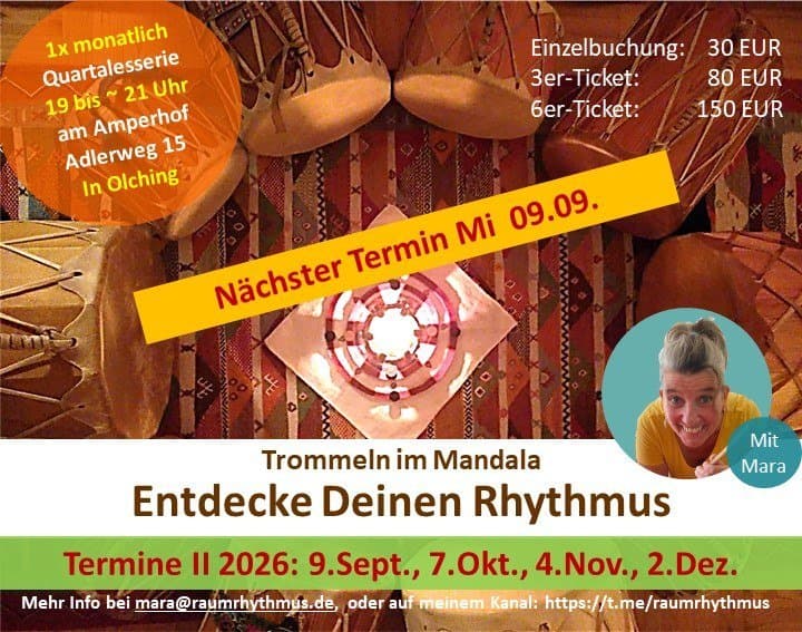 Musiknacht mit Trommel und Percussion