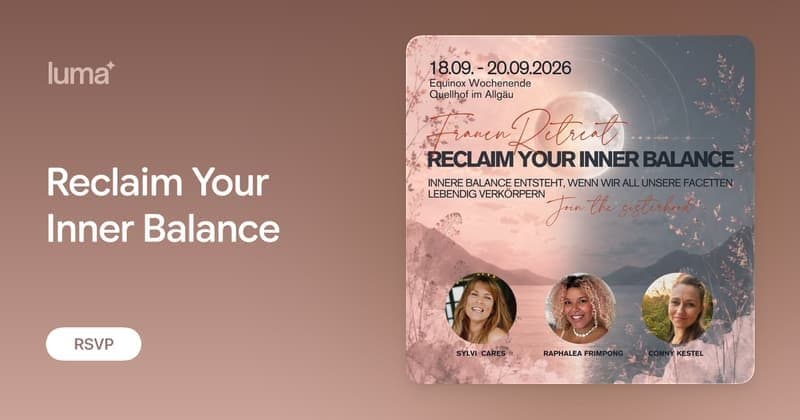 Reclaim your inner balance
