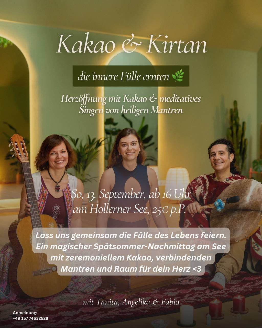 Kakao & Kirtan – Ein letztes Mal am Hollerner See